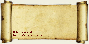 Una Janjić vizit kartica